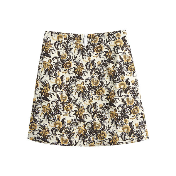 Lühike lillemustriga vabaaja seelik