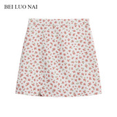 Lühike lillemotiividega seelik