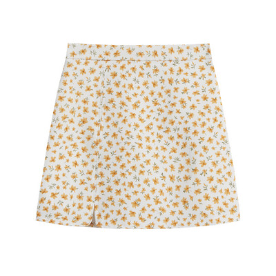 Lühike lillemotiividega seelik