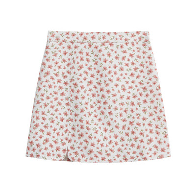 Lühike lillemotiividega seelik