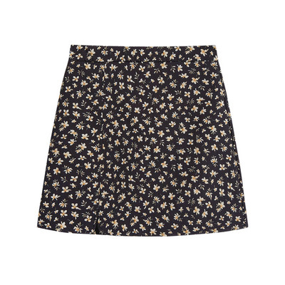 Lühike lillemotiividega seelik