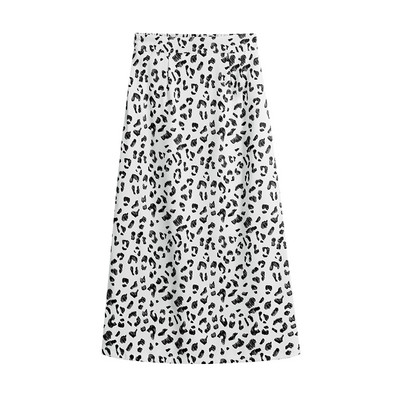 Naiste pikk seelik kõrge vöökohaga – loomamustriga