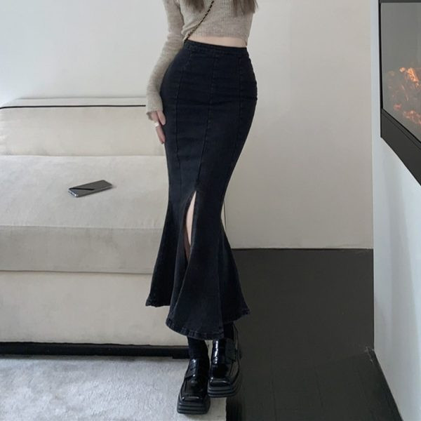 Teksasest vabaaja seelik lõhikuga