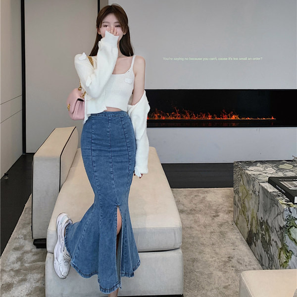 Asümmeetriline lõhikuga teksaseelik