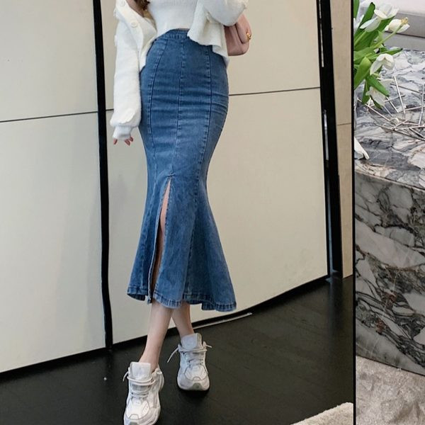 Asümmeetriline lõhikuga teksaseelik