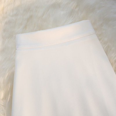 Pikk kõrge vöökohaga kevadseelik