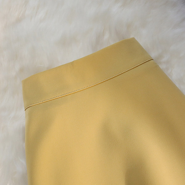 Pikk kõrge vöökohaga kevadseelik