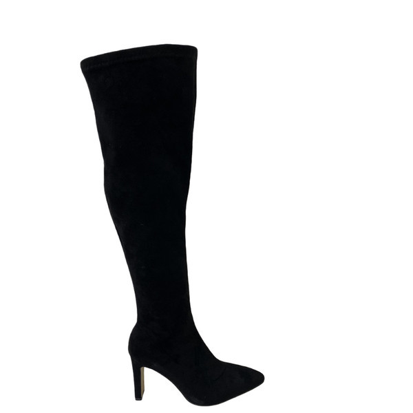 Дамски чизми, заострен модел с ток 8 см