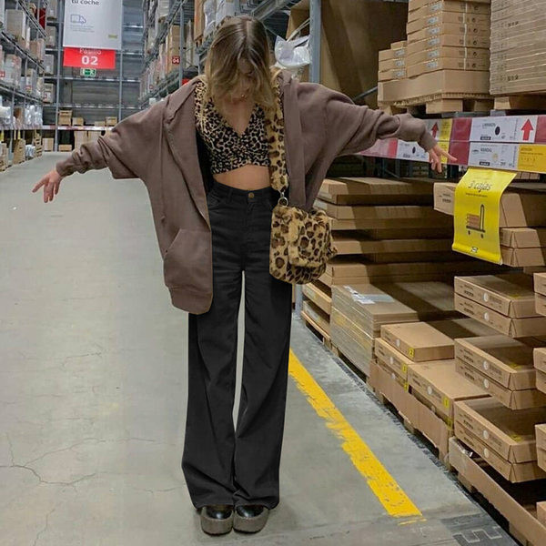 Дамски панталон с висока талия в няколко цвята