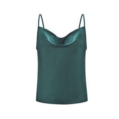 Women Silk Satin Summer Elegent Camisole Top Shirts