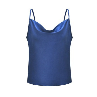 Women Silk Satin Summer Elegent Camisole Top Shirts