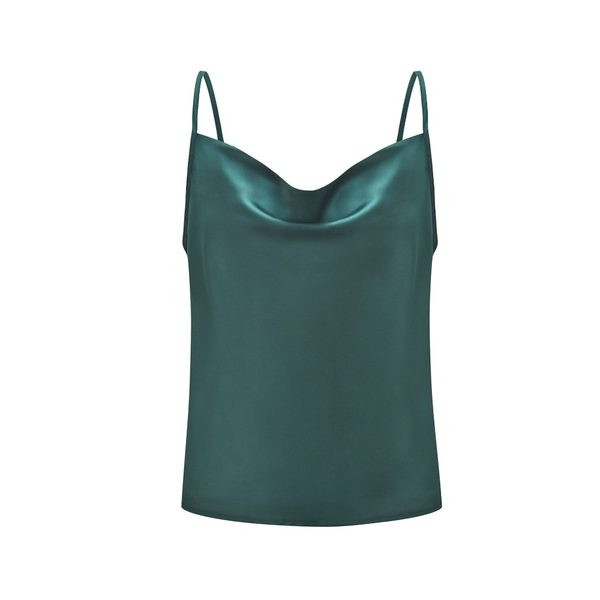 Women Silk Satin Summer Elegent Camisole Top Shirts