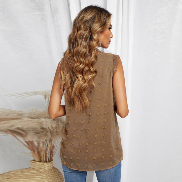 Дамски широк потник с бродерия - три цвята