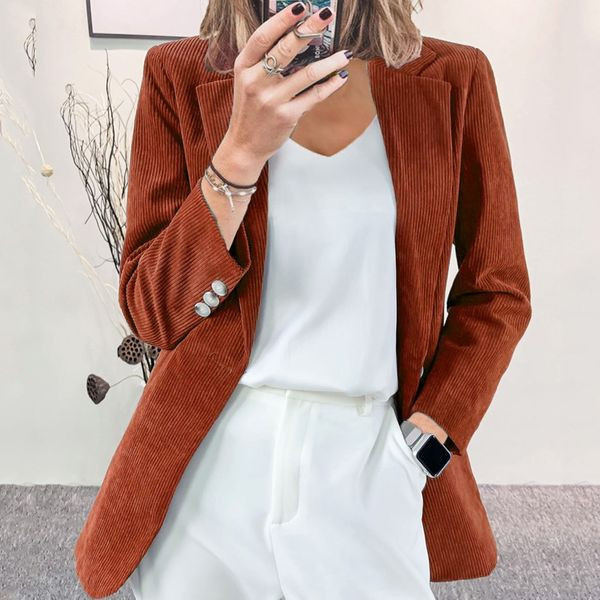 Модерно дамско сако втален модел в няколко цвята