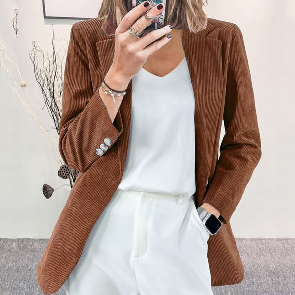 Модерно дамско сако втален модел в няколко цвята