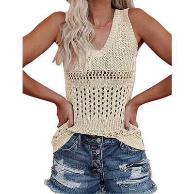 Летен потник от тънко плетиво