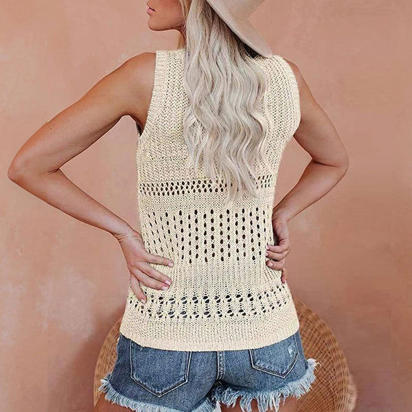 Летен потник от тънко плетиво 