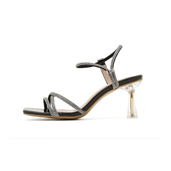 Дамски сандали с камъни в два цвята