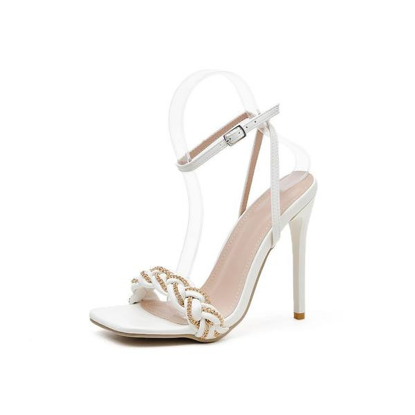 Стилни сандали с тънък ток 12.5см