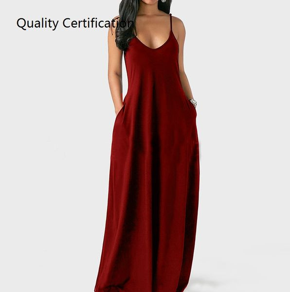 Дълга рокля в няколко цвята с тънки презрамки 