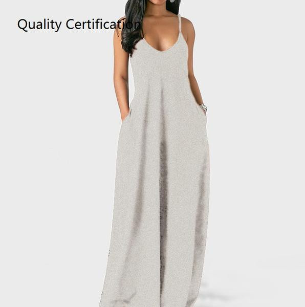 Дълга рокля в няколко цвята с тънки презрамки 