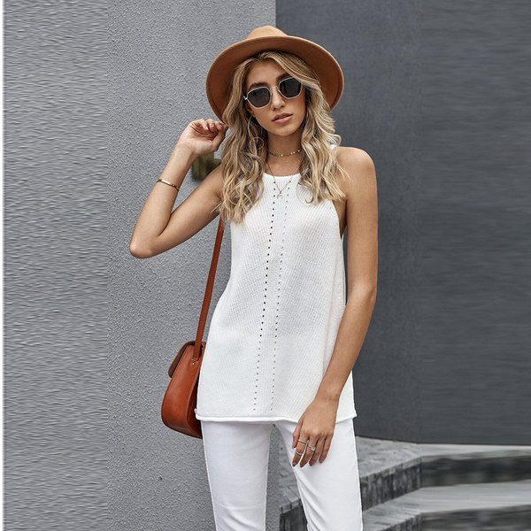 Дълъг потник от тънко плетиво 