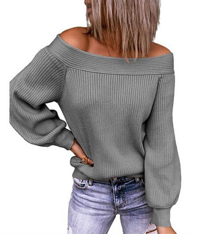 Νέο μοντέλο γυναικείο πουλόβερ με λαιμόκοψη