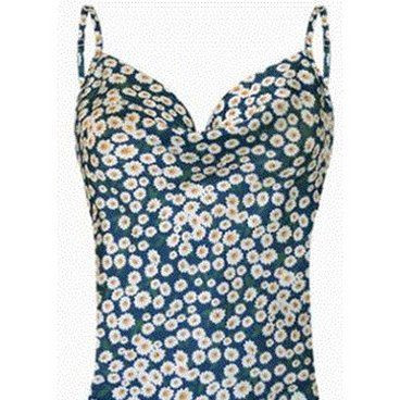 Дамски потник с шпиц деколте  и тънки презрамки 