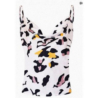 Дамски потник с шпиц деколте  и тънки презрамки 