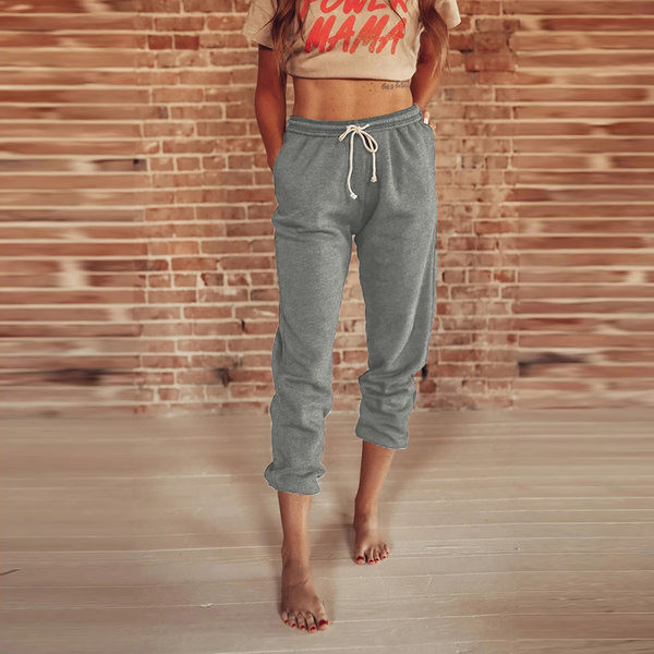 Ženske sportske hlače s elastičnim strukom