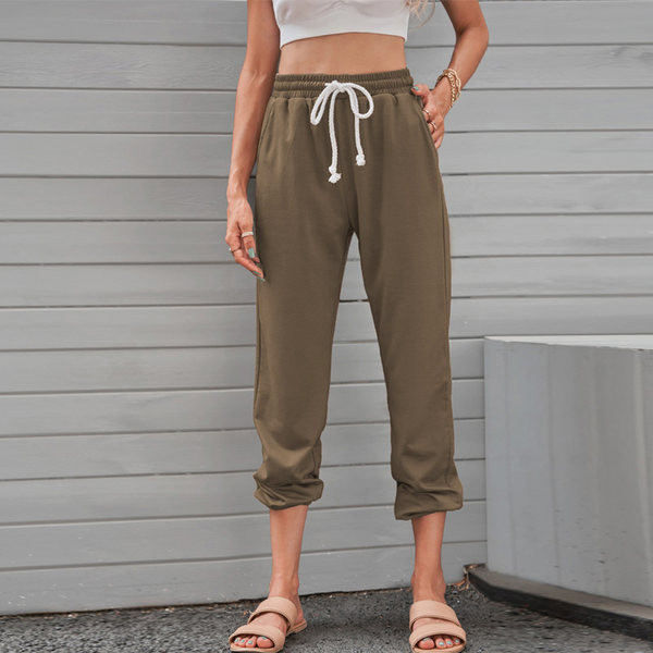 Ženske sportske hlače s elastičnim strukom