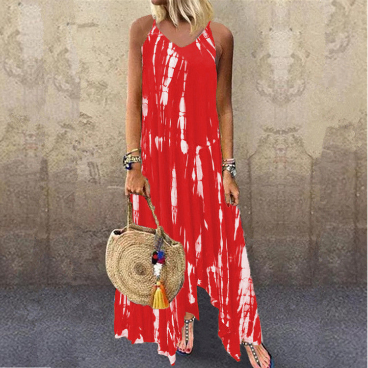 Дамска рокля с тънки презрамки - в няколко цвята