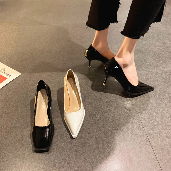 Модерни дамски обувки с висок ток 7см или 6см