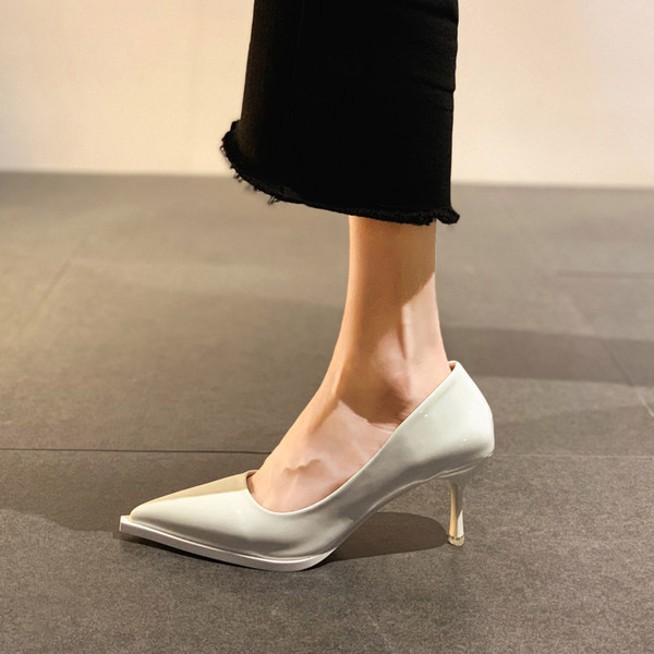 Модерни дамски обувки с висок ток 7см или 6см