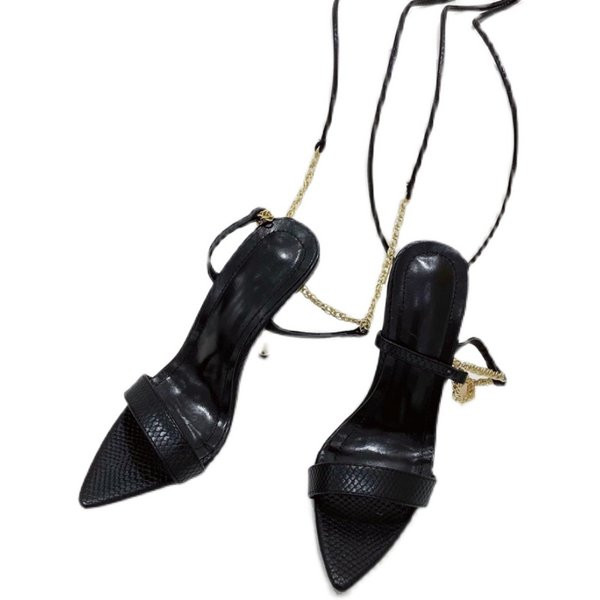 Дамски сандали с висок ток 10см