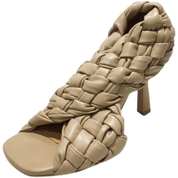 Модерни сандали с ток 10см