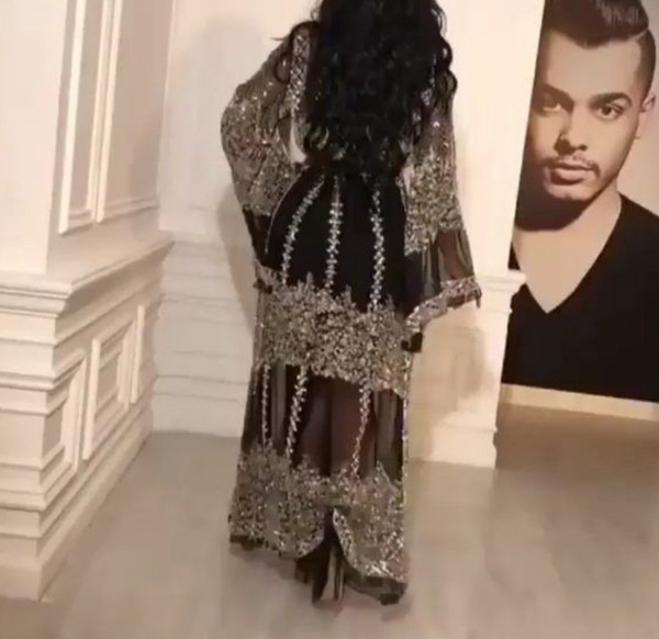 Елегантна дамска дълга рокля с дълъг ръкав