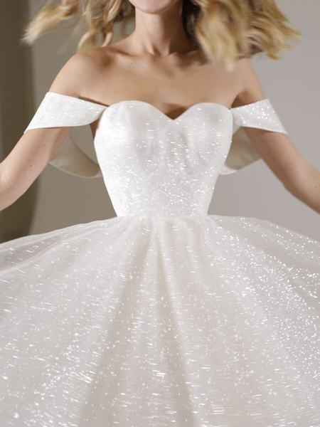 Дамска лъскава рокля - разкроен модел