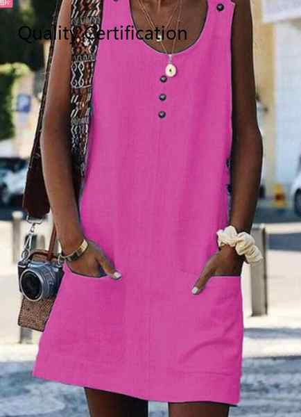 Nööpidega vabaaja kleit