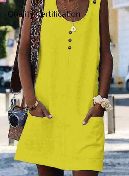 Nööpidega vabaaja kleit