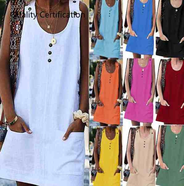 Nööpidega vabaaja kleit