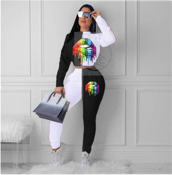 Napi női szett két részből, rátéttel - rövid blúz és nadrág