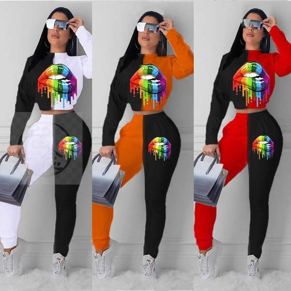 Napi női szett két részből, rátéttel - rövid blúz és nadrág