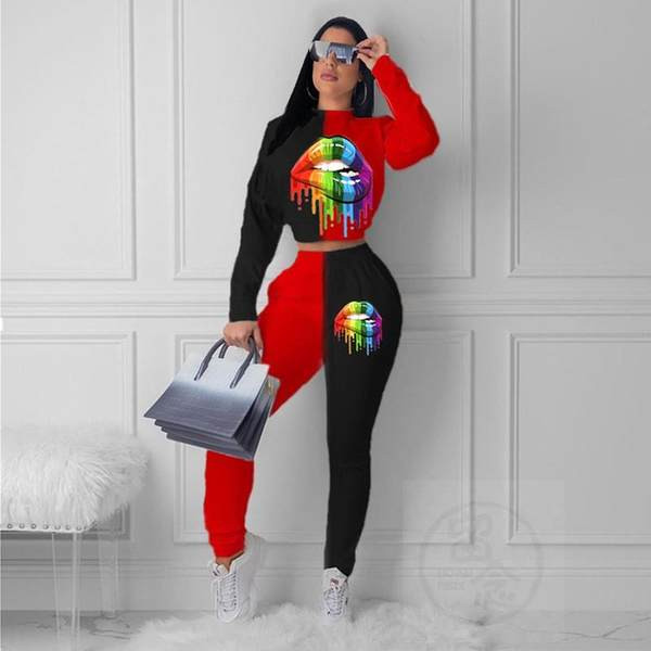 Napi női szett két részből, rátéttel - rövid blúz és nadrág