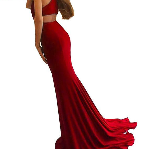 Hosszú női ruha hasítékkal, három színben