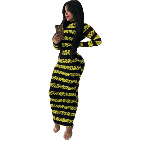 Női csíkos szerep hosszú ujjú - több színben