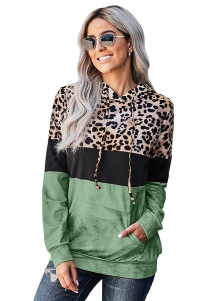 Napi női pulóver kapucnival és zsebbel