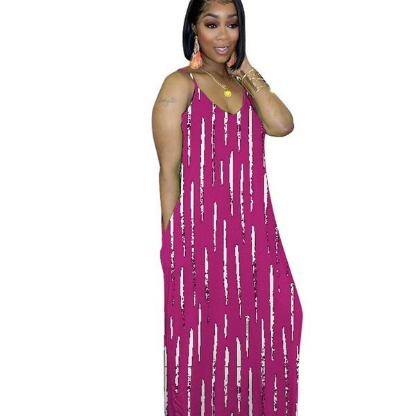 Női hosszú ruha pántokkal, két színben