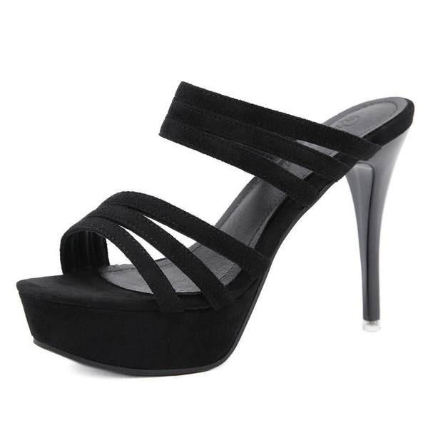 Modern papucs 12 cm sarokkal