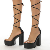 Női szandál vastag sarkú